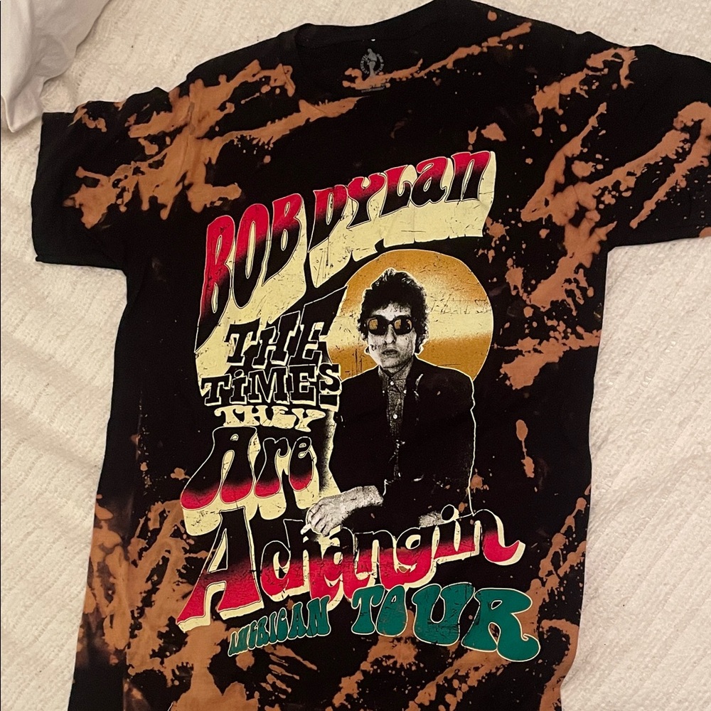 Dylan Black and Orange Graphic Tee